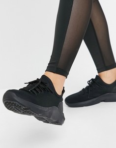 Черные трикотажные кроссовки ASOS DESIGN Dewi-Черный цвет