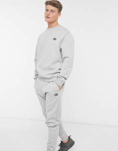 Серый стеганый свитшот для дома River Island