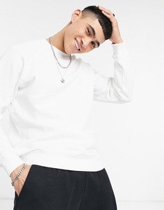 Белый свитшот Bershka