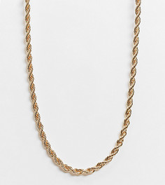 Эксклюзивное золотистое ожерелье с цепочкой-шнурком Vero Moda-Золотистый