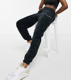 Черные укороченные широкие джоггеры из вельвета Puma – эксклюзивно для ASOS-Черный цвет