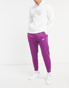 Фиолетовые джоггеры с манжетами Nike Club-Сиреневый