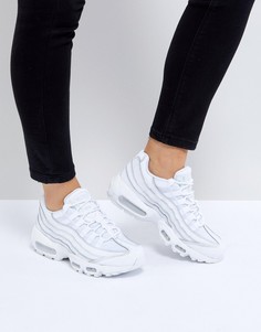 Белые кроссовки Nike Air Max 95-Белый