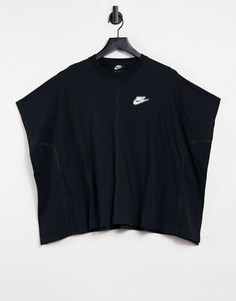 Черная футболка в стиле oversized Nike Earth Day-Черный цвет