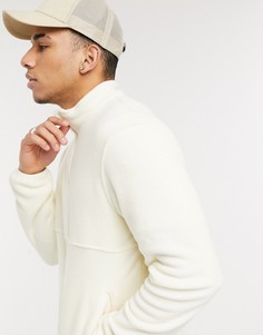 Кремовая флисовая куртка со вставками Jack & Jones Originals-Бежевый