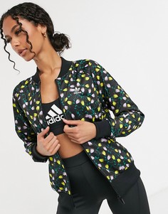 Спортивный топ с принтом adidas Originals-Мульти