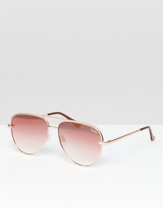 Солнцезащитные очки-авиаторы Quay Australia-Розовый цвет