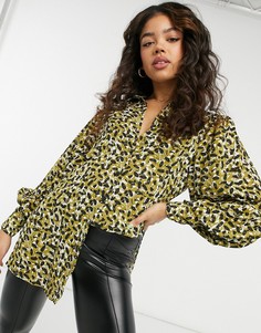 Топ цвета хаки Topshop-Зеленый цвет