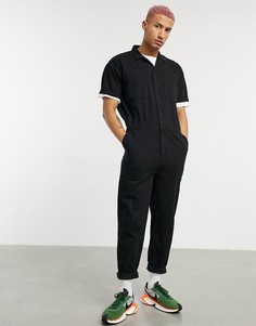 Черный комбинезон ASOS DESIGN-Черный цвет