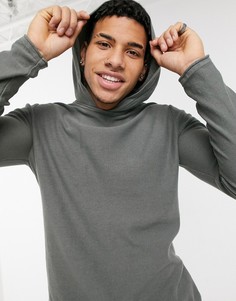 Серый трикотажный худи Jack & Jones Originals