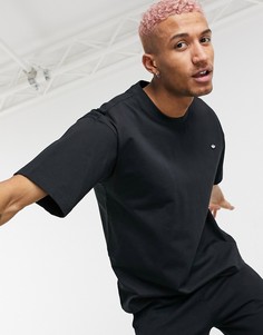 Черная футболка премиум-класса от комплекта adidas Originals-Черный цвет