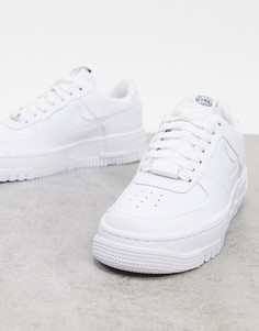 Белые кроссовки Nike Air Force 1 Pixel-Белый