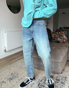 Классические джинсы винтажного синего цвета ASOS DESIGN-Голубой