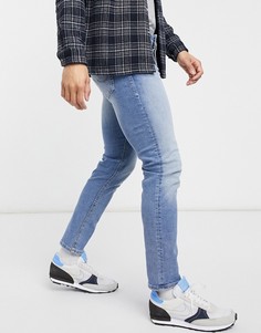 Светло-голубые узкие джинсы Jack & Jones Intelligence Glenn-Голубой
