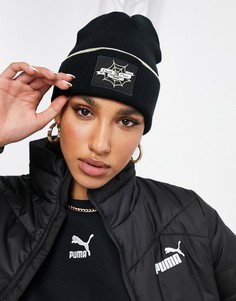 Черно-золотистая шапка Puma x Charlotte Olympia-Черный