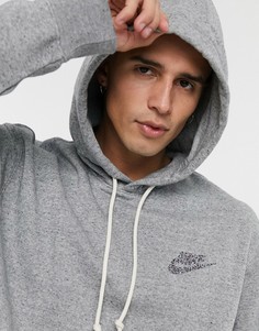 Серый худи Nike Revival-Черный