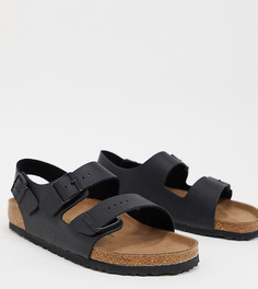 Черные сандалии из искусственной кожи Birkenstock Milano – эксклюзивно для ASOS-Черный