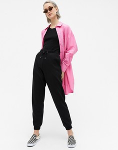 Черные джоггеры из органического хлопка Monki Kardi-Черный