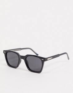 Квадратные солнцезащитные очки в черной оправе Spitfire BC2-Черный