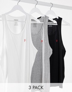 Набор из 3 маек для дома Farah-Мульти