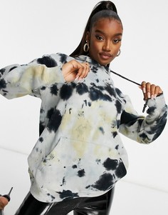 Oversized-худи с принтом тай-дай от комплекта Public Desire-Многоцветный