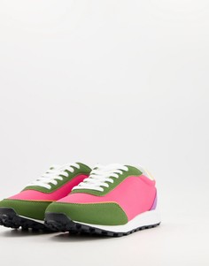 Яркие разноцветные кроссовки ASOS DESIGN Dee-Многоцветный