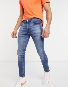 Супероблегающие средне-выбеленные джинсы Levis Youth 519-Голубой Levis®