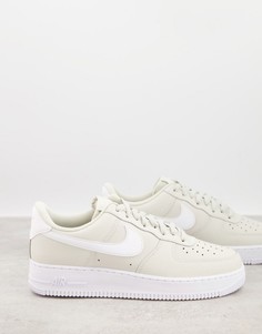 Светло-кремовые кроссовки Nike Air Force 1 07 AN21-Светло-бежевый