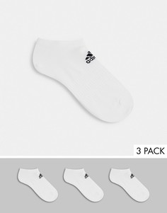 Набор из трех пар белых коротких носков adidas Originals-Белый