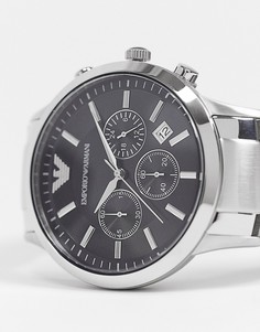 Серебристые часы-браслет Emporio Armani AR2434-Серебристый