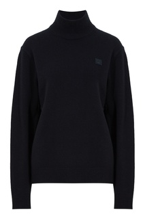 Черная шерстяная водолазка Acne Studios
