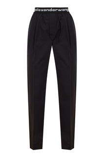 Черные брюки из хлопка Alexander Wang.T