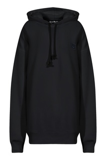 Черное худи из хлопка Acne Studios