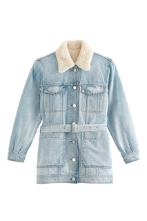 Куртка из денима с поясом Claudie Pierlot