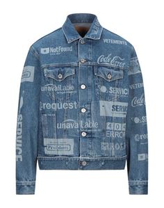 Джинсовая верхняя одежда Vetements