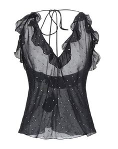 Топ без рукавов Saint Laurent
