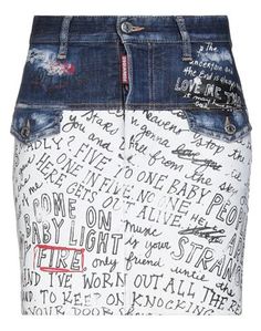 Джинсовая юбка Dsquared2
