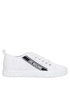 Низкие кеды и кроссовки Love Moschino