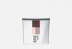 4-х цветные тени для глаз Make up Factory