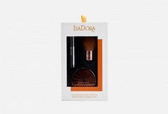 Подарочный набор: Тушь + Пудра бронзирующая + кисть Isadora