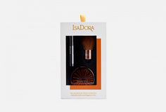 Подарочный набор: Тушь + Пудра бронзирующая + кисть Isadora