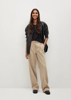 Укороченная футболка с узлом - Newcross-h Mango