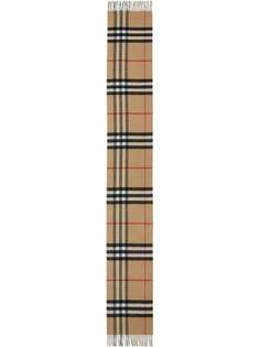 Burberry кашемировый шарф в клетку