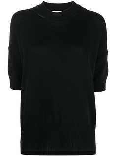 Jil Sander кашемировый топ с высоким воротником