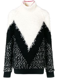 Givenchy фактурный свитер с высоким воротом