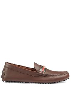 Gucci мокасины Interlocking G Web