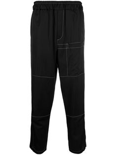 Jil Sander прямые брюки с эластичным поясом