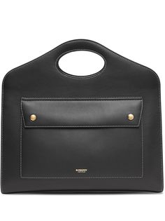 Burberry сумка-тоут с декоративной строчкой