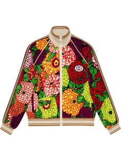 Gucci куртка на молнии из коллаборации с Ken Scott