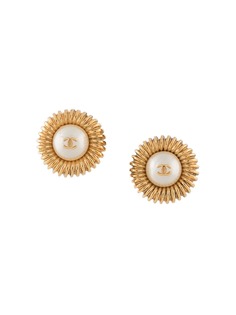 Chanel Pre-Owned серьги 1997-го года с логотипом CC